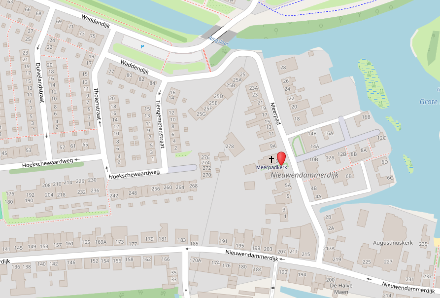kaart plek Meerpad 7-9