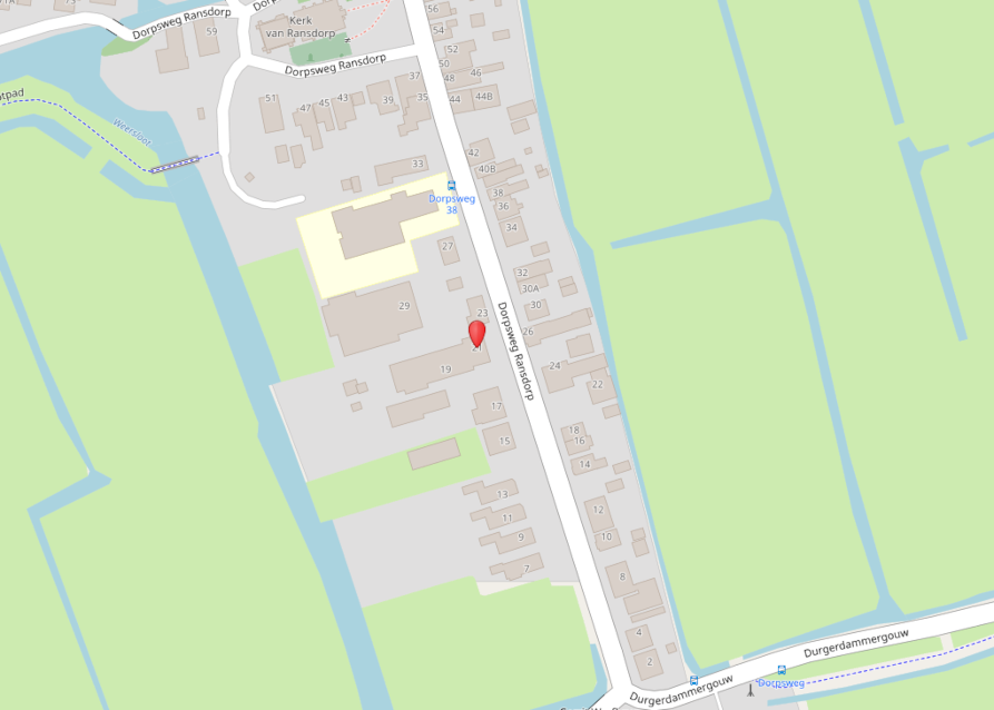kaart plek Dorpsweg Ransdorp 21
